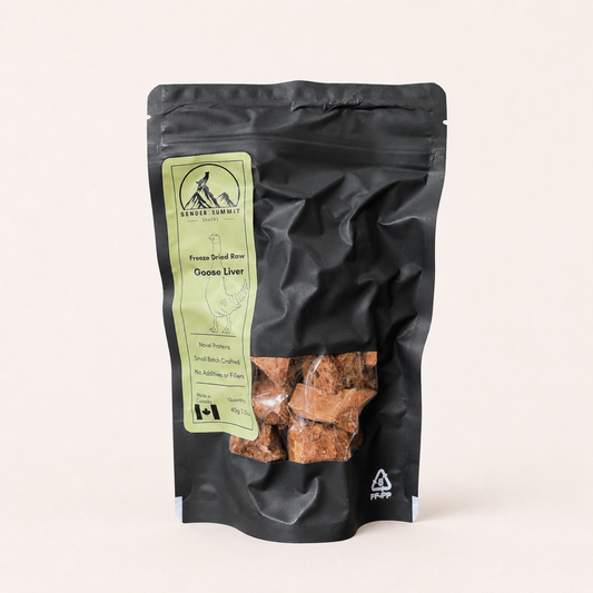 Sender To The Summit Freeze-Dried Raw Goose Liver Dog Treats