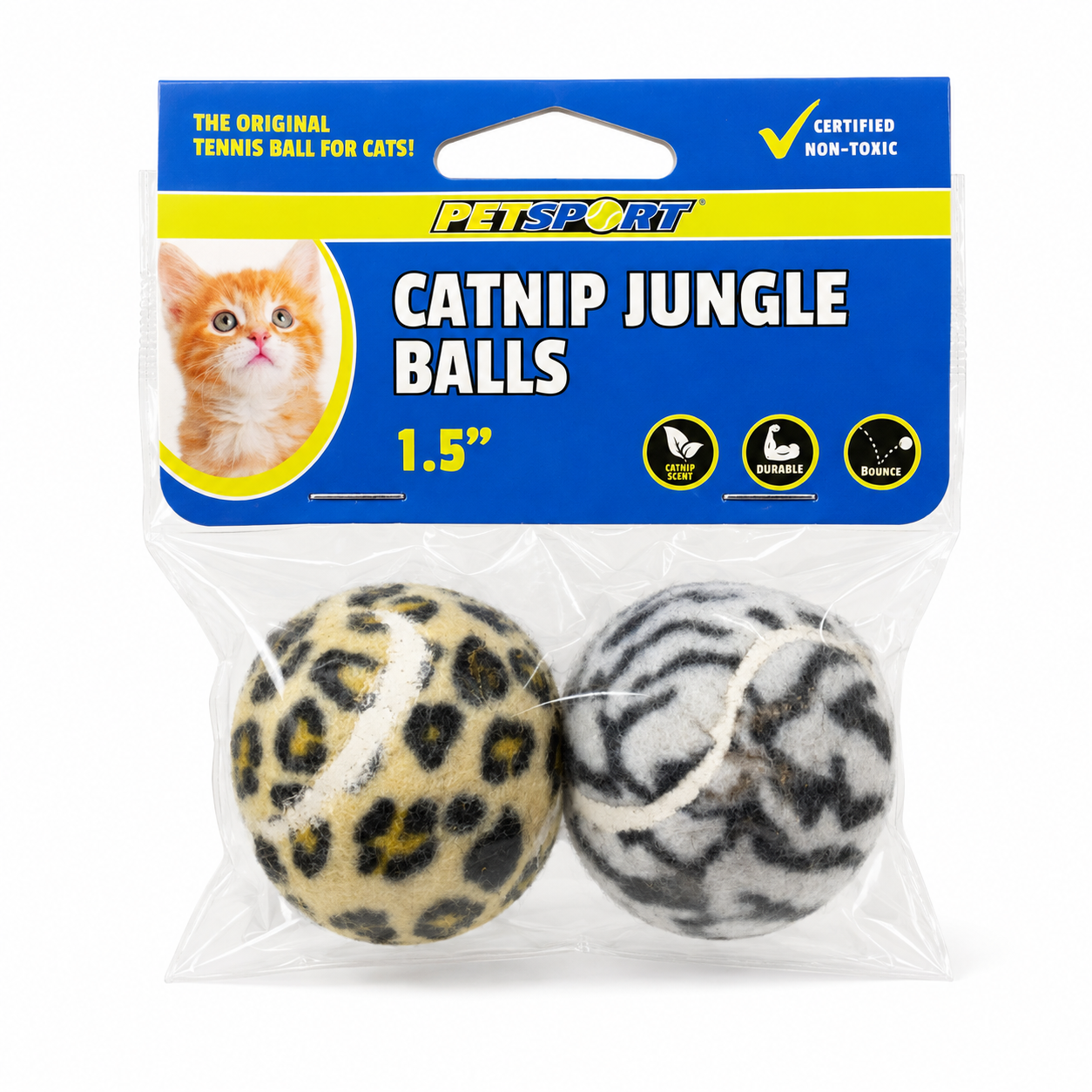 PetSport Catnip Jungle Balls 1.5”