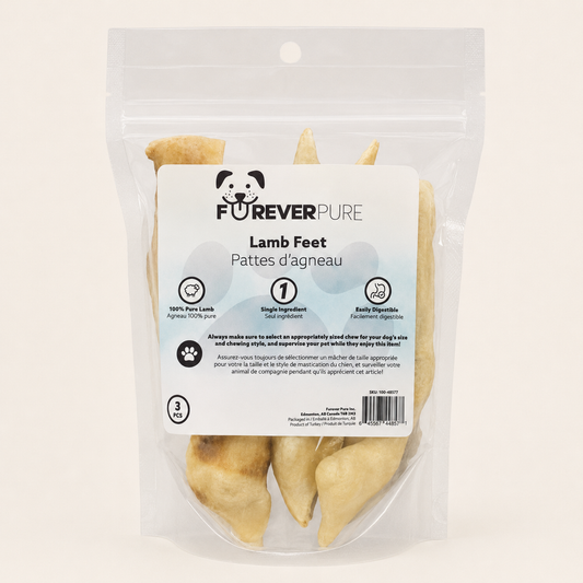 Furever Pure Lamb Feet Dog Treats