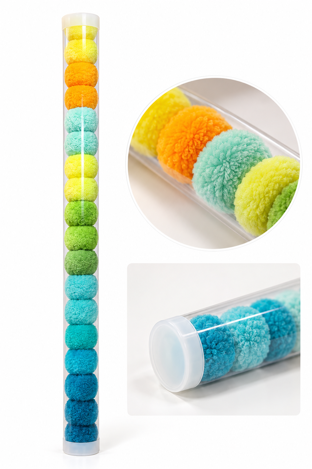 Pet Tribes Colorful Yarn Ball cat toys 20pc