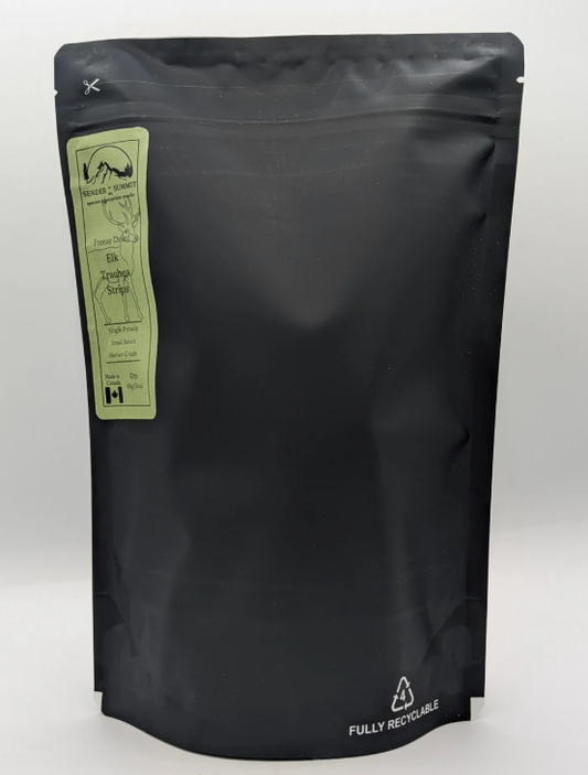 Sender to the summit freeze dried elk trachea strips 85g