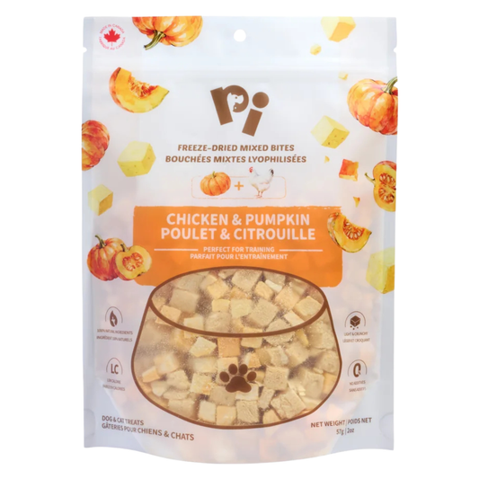 Pi Pet Mixed Bites Chicken & Pumpkin 57 g