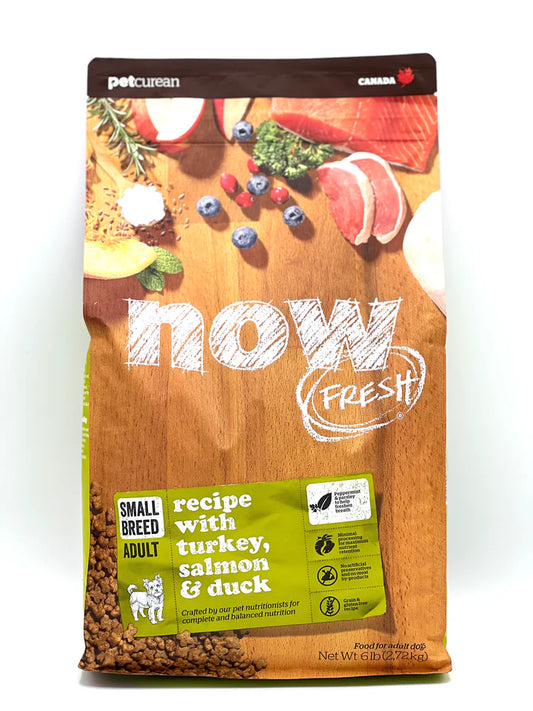 NOW FRESH NOW Turkey Salmon Duck Small Breed Adult 6LB