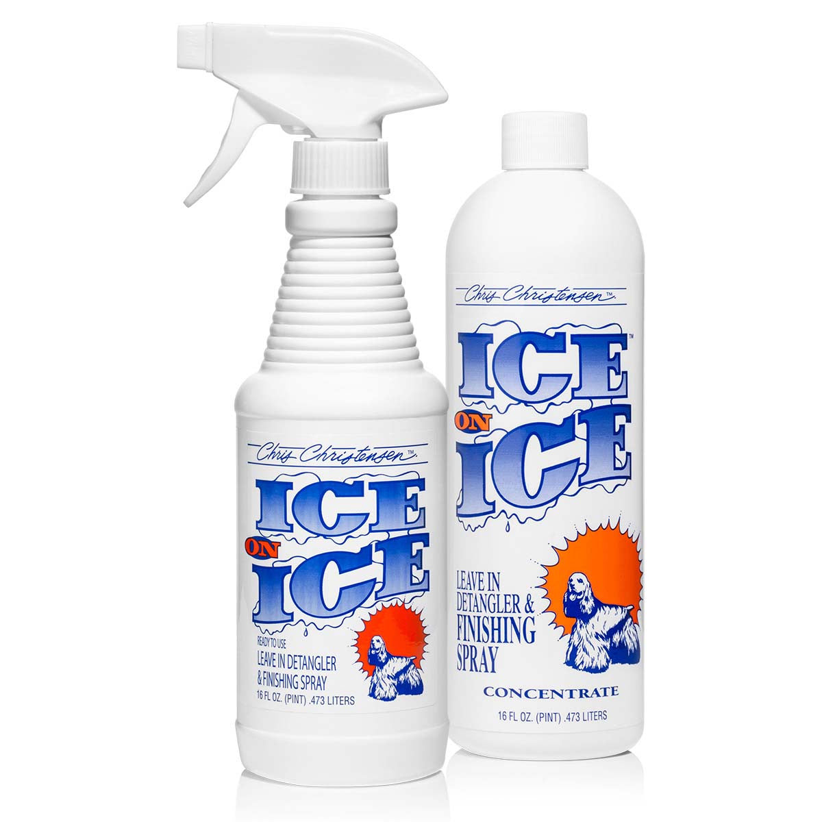 Chris Christensen Ice on Ice Detangling and Finishing Spray range