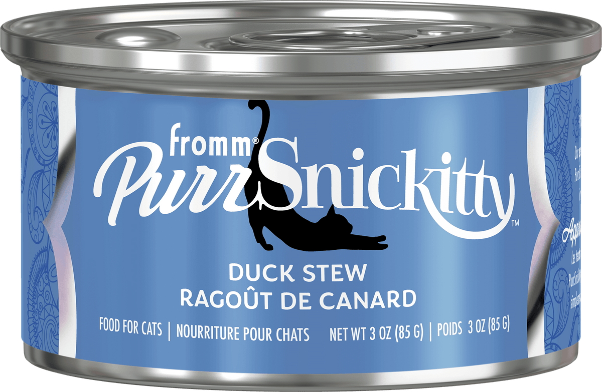 Fromm PurrSnickitty Duck Stew Wet Cat Food – 3 oz can (official manufacturer image)