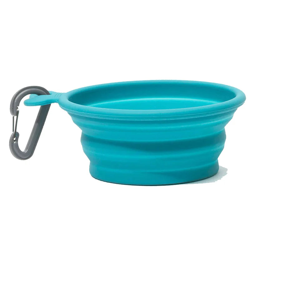 MESSY MUTTS Blue Collapsible Bowl