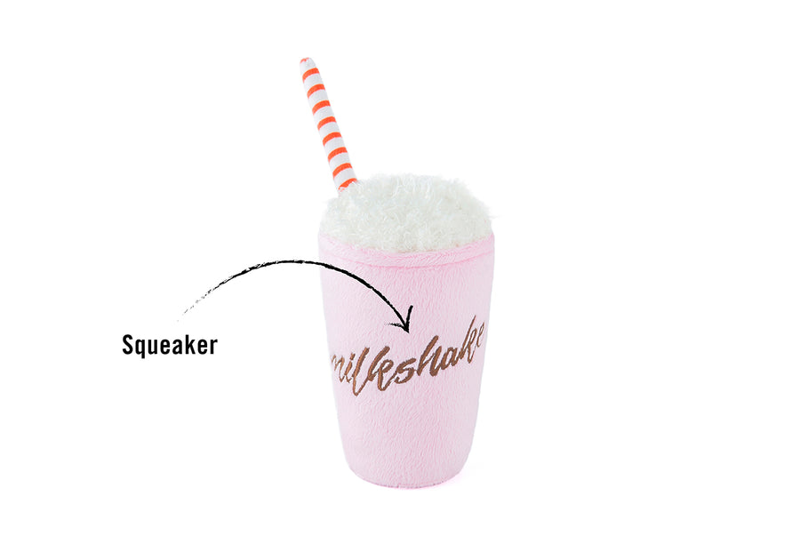 P.L.A.Y. American Classic Mutts Milkshake plush dog toy