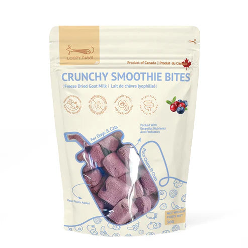 Loopy Paws Crunchy Smoothie Bites Mixed Berry