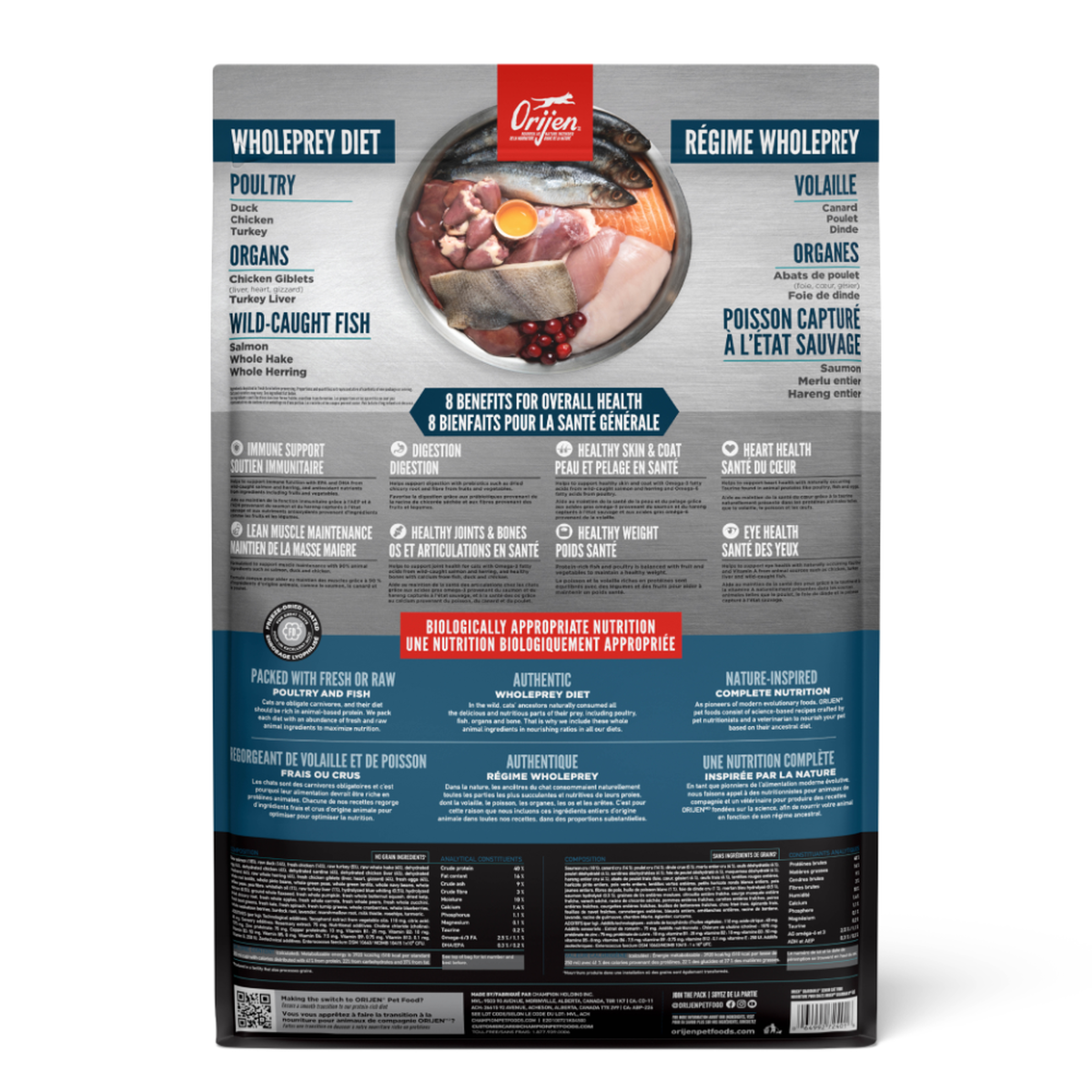 ORIJEN Guardian 8 Senior Formula Dry Cat Food – official product image 2