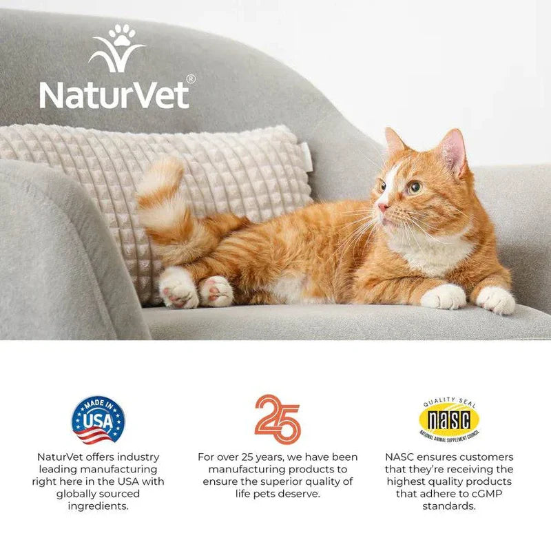 NATURVET Soft Chew VitaPet Omegas 60CT | Cat