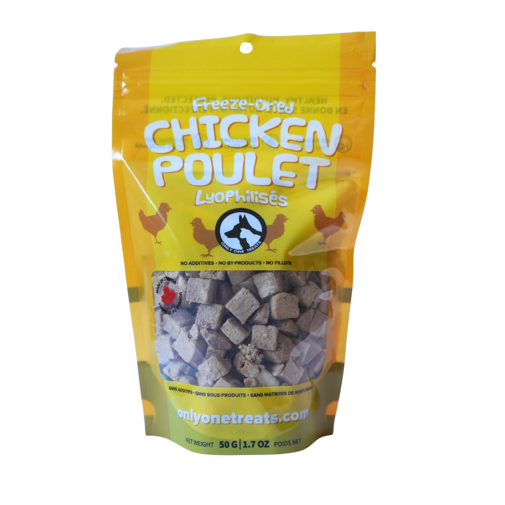 Only One Treats Freeze-Dried Chicken 50 g front of package
