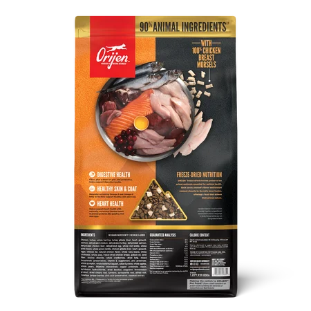 ORIJEN Wild Reserve Free-Run Chicken & Wild-Caught Fish Dry Cat Food – 1.5 kg & 2.9 kg