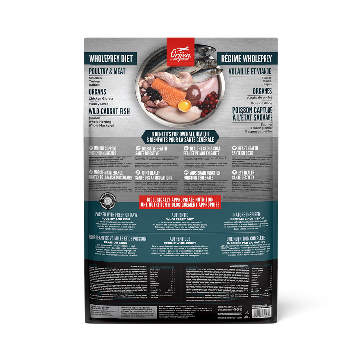 ORIJEN Guardian 8 Dry Cat Food – official product image 2