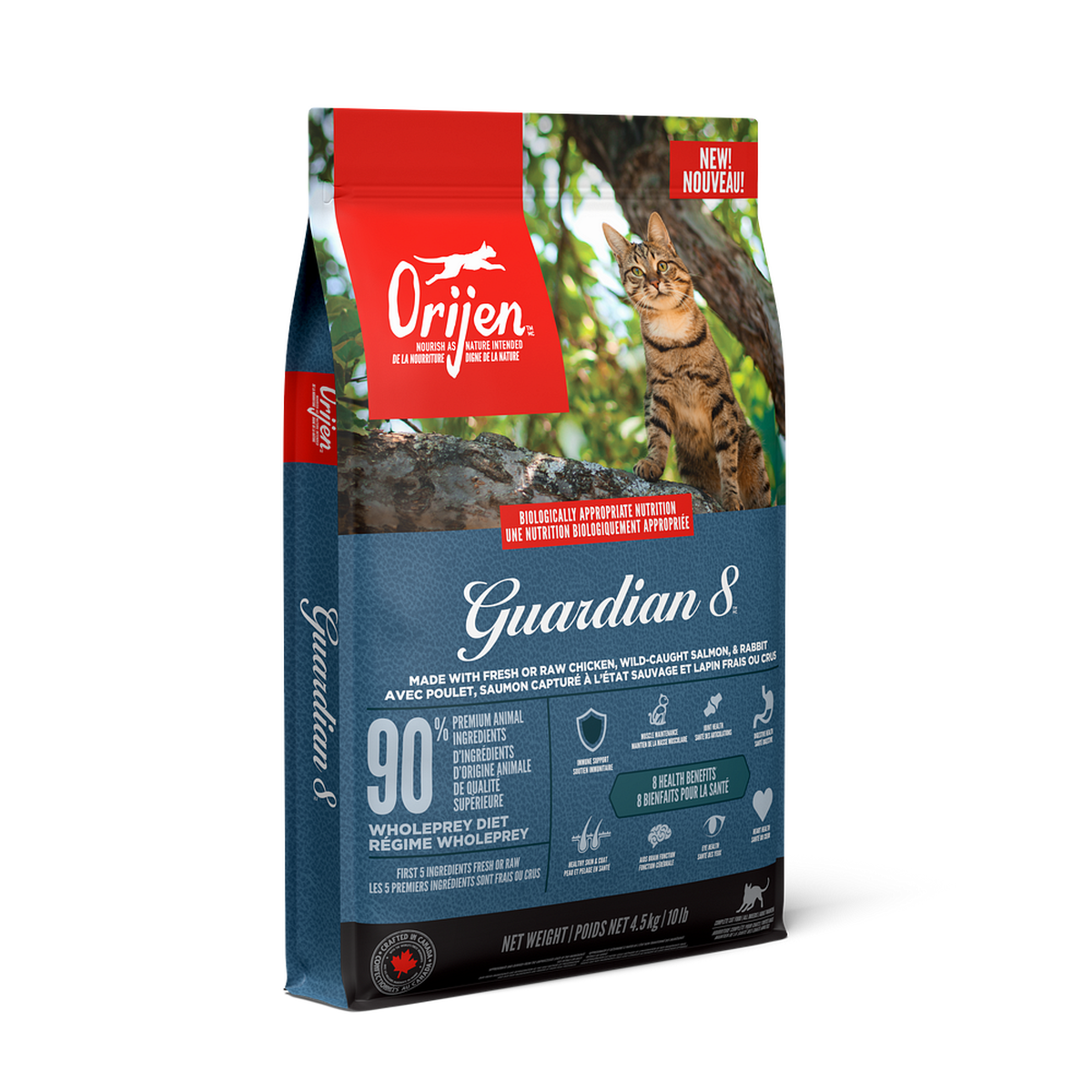 ORIJEN Guardian 8 Dry Cat Food – official product image 1
