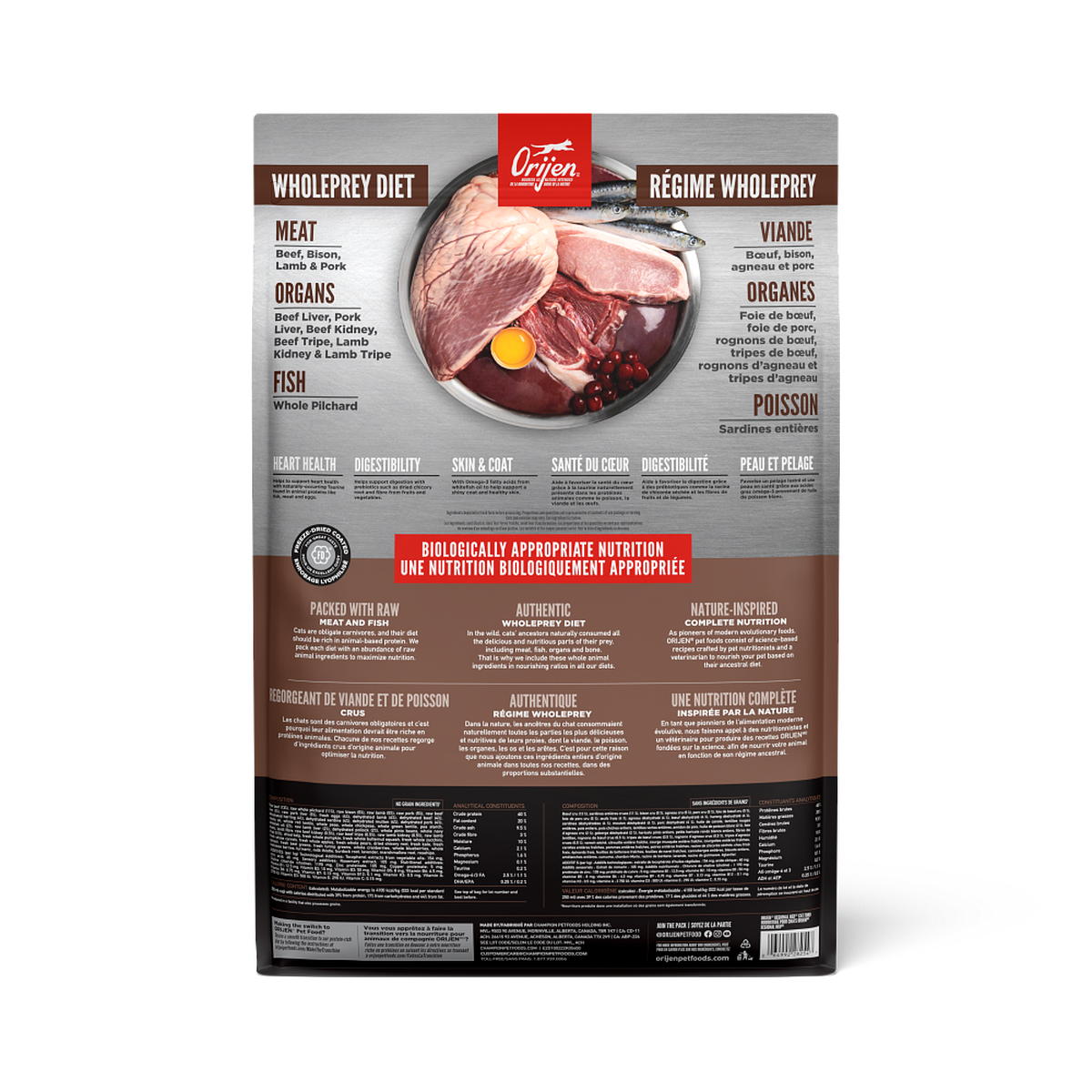 ORIJEN Regional Red Dry Cat Food – official product image 2