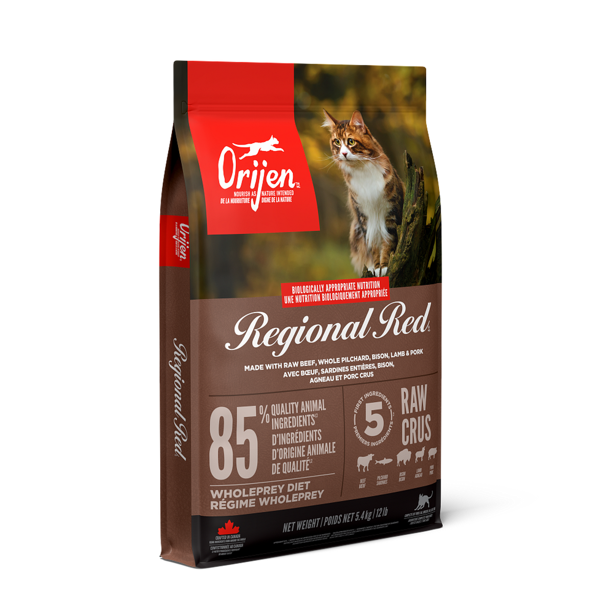 ORIJEN Regional Red Dry Cat Food – official product image 1