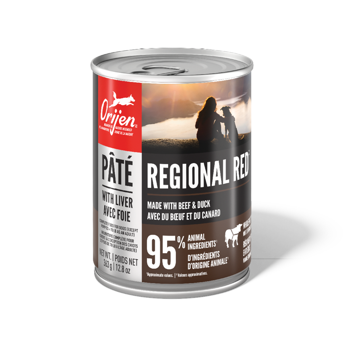 ORIJEN Regional Red Pâté with Liver Wet Dog Food – official product image 1