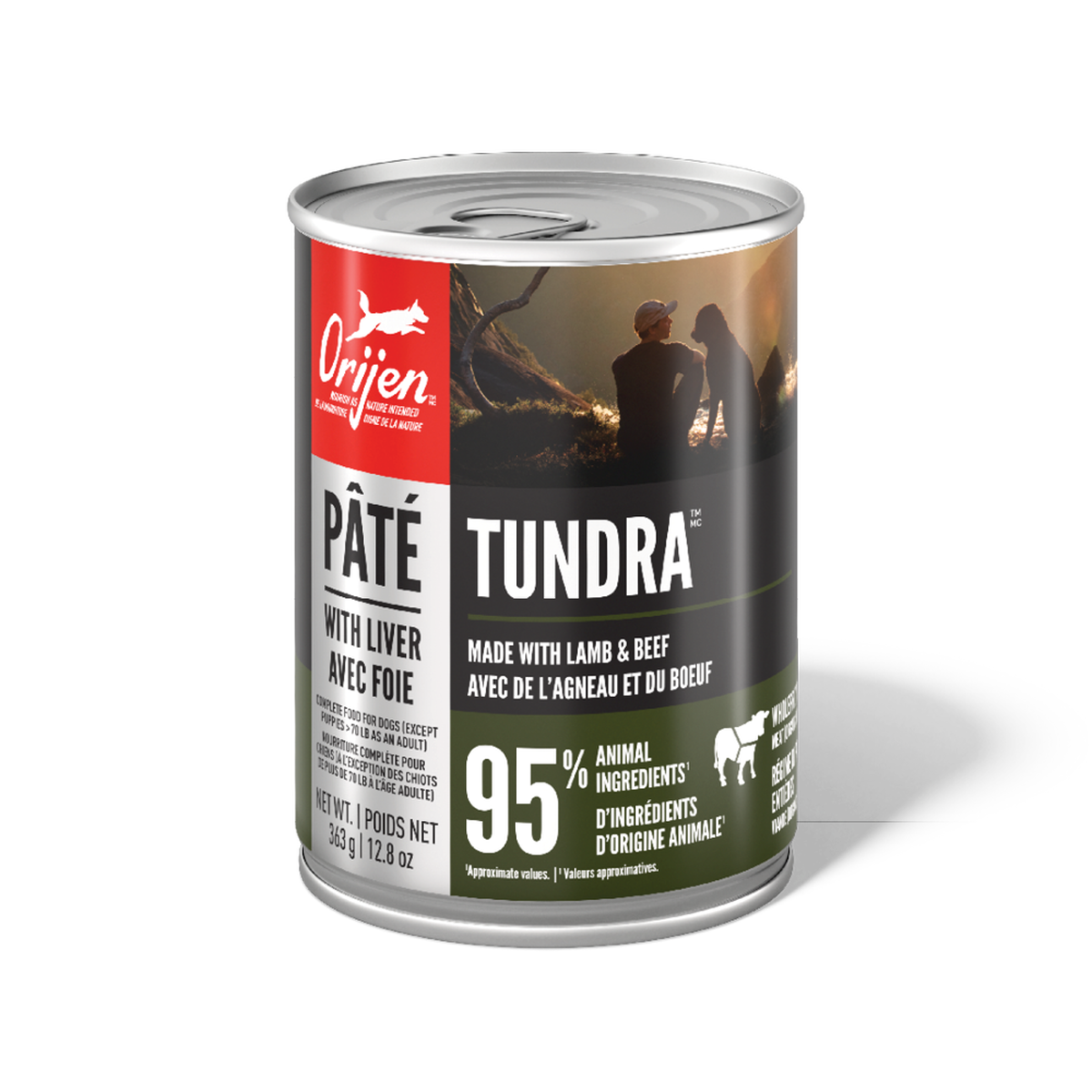ORIJEN Tundra Pâté with Liver Wet Dog Food – official product image 1