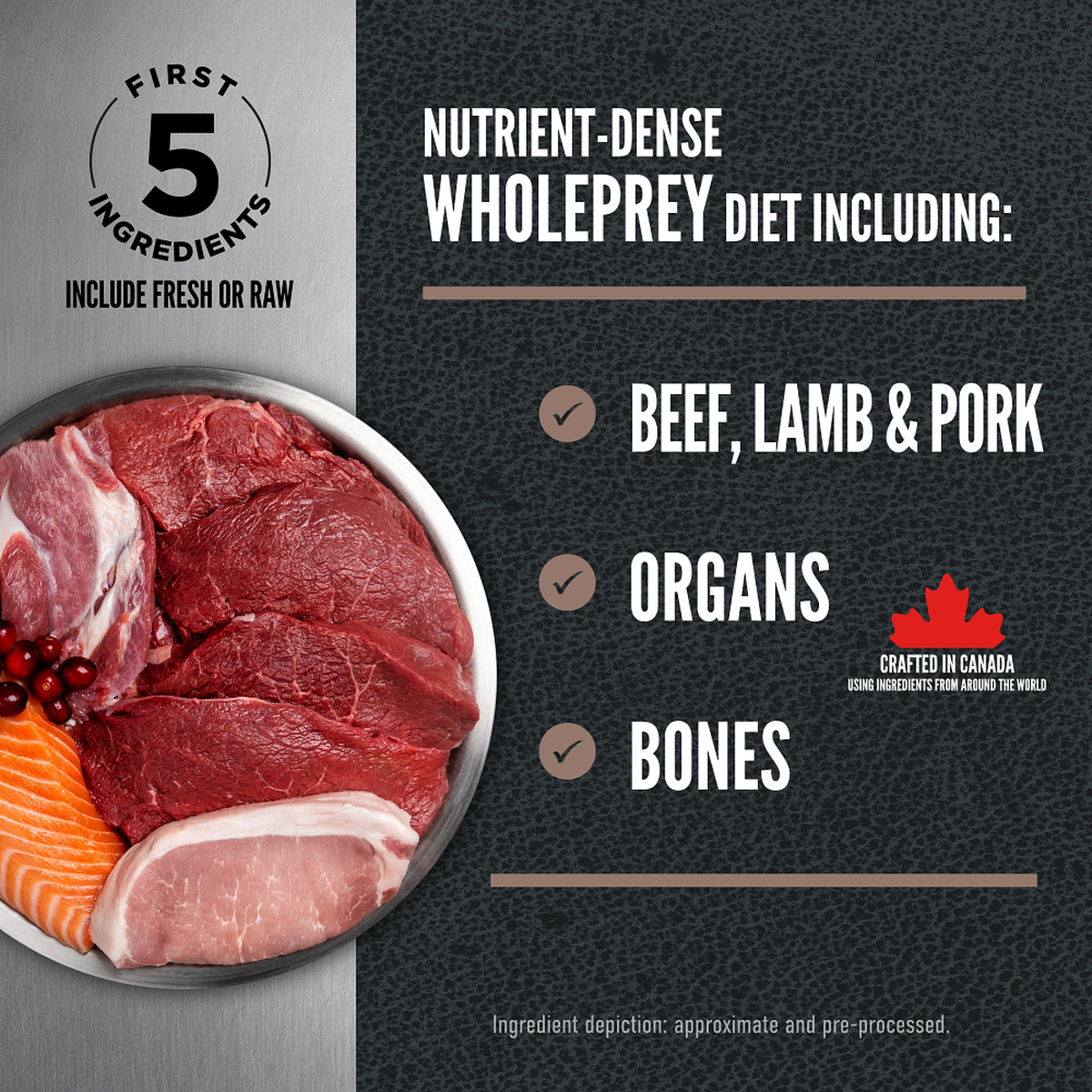 ORIJEN Wild Reserve Farm-Raised Beef & Lamb Recipe Dry Dog Food