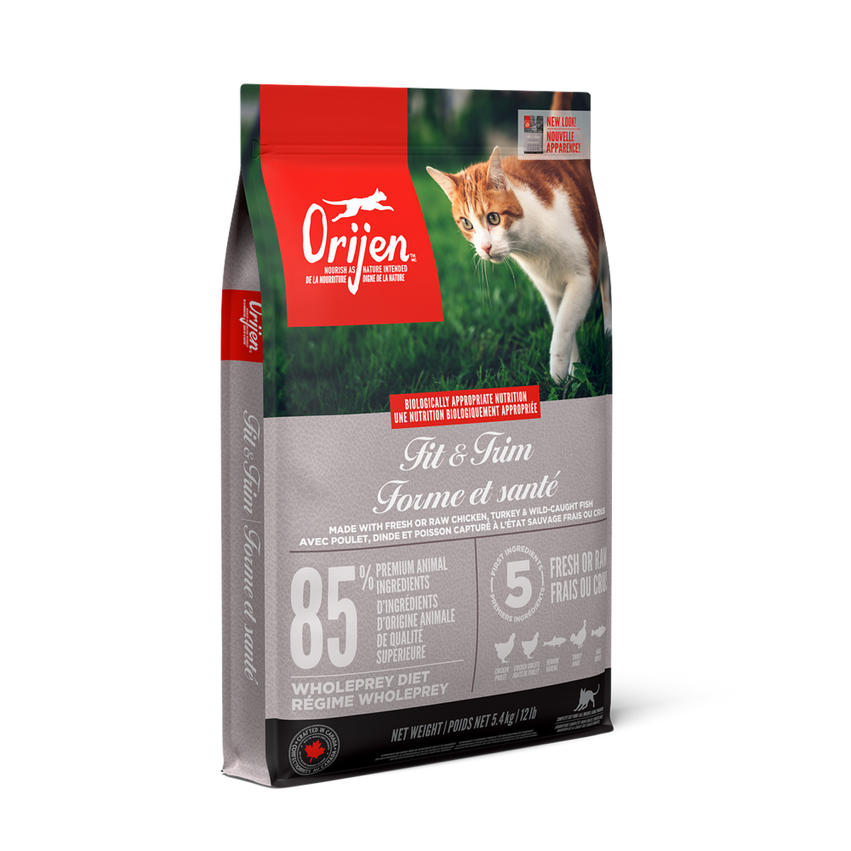 ORIJEN Fit & Trim Dry Cat Food – official product image 1