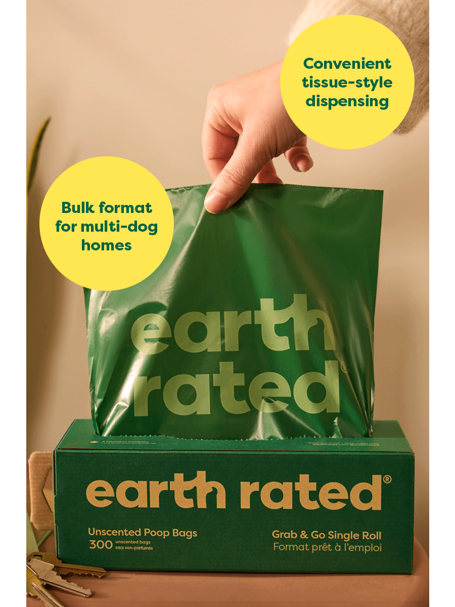 Earth Rated Grab & Go Lavender Scented Dog Poop Bags