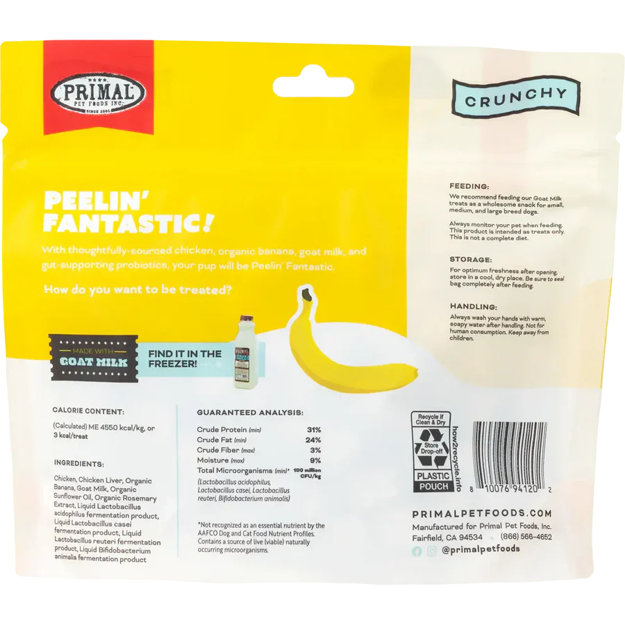 PRIMAL Peelin' Fantastic - Chicken & Banana with Goat Milk