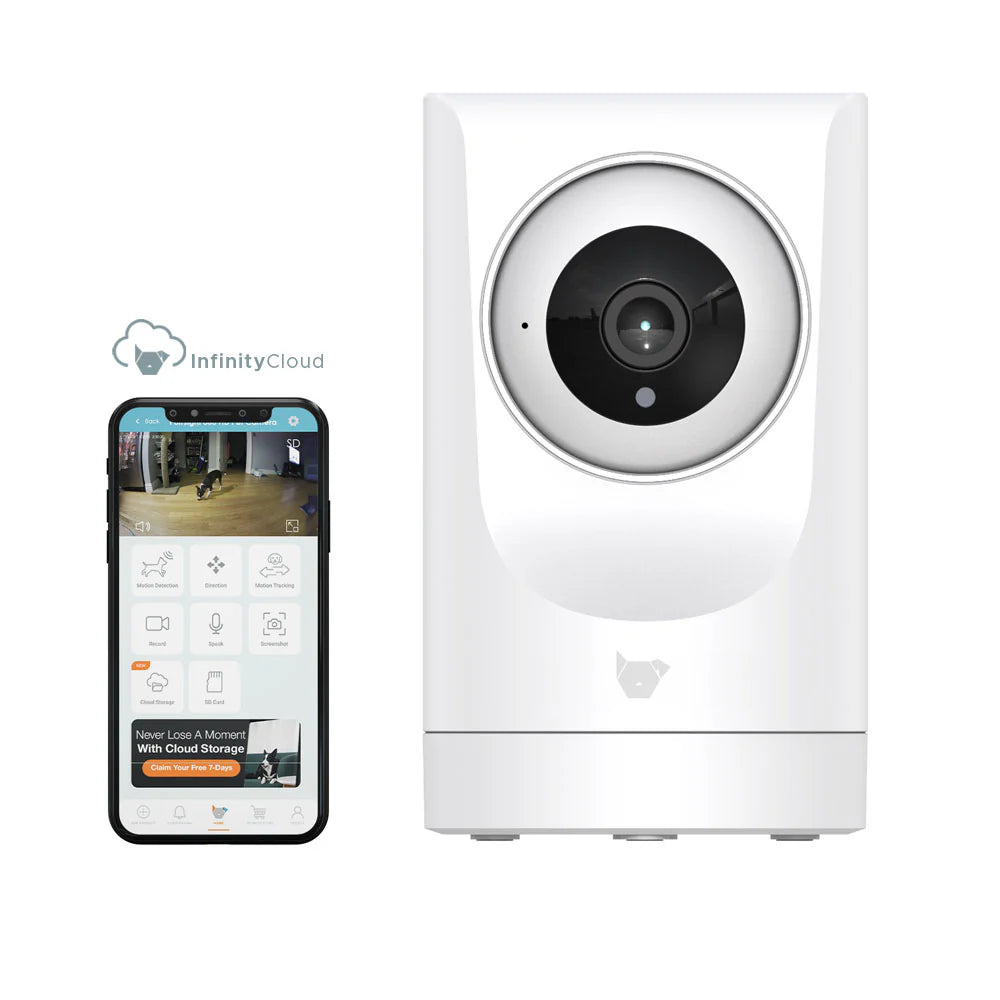 Instachew Purrsight 360° Smart App Pet Camera with Night Vision and 2 Way Audio