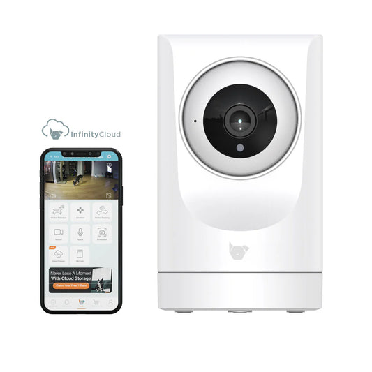 Instachew Purrsight 360° Smart App Pet Camera with Night Vision and 2 Way Audio