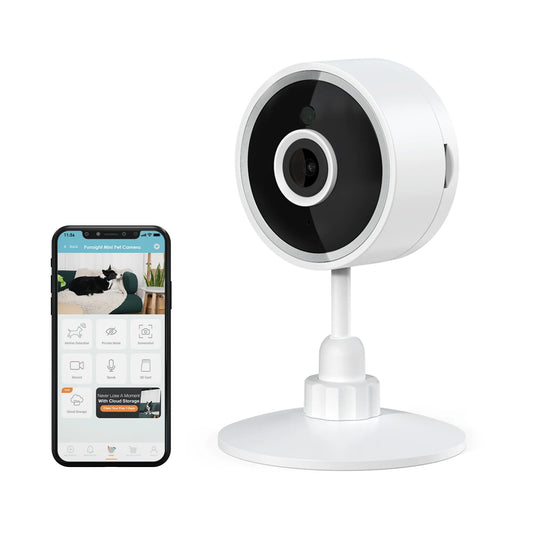 Instachew Purrsight Mini Smart App Enabled Camera with 2 Way Audio for Cats and Dogs