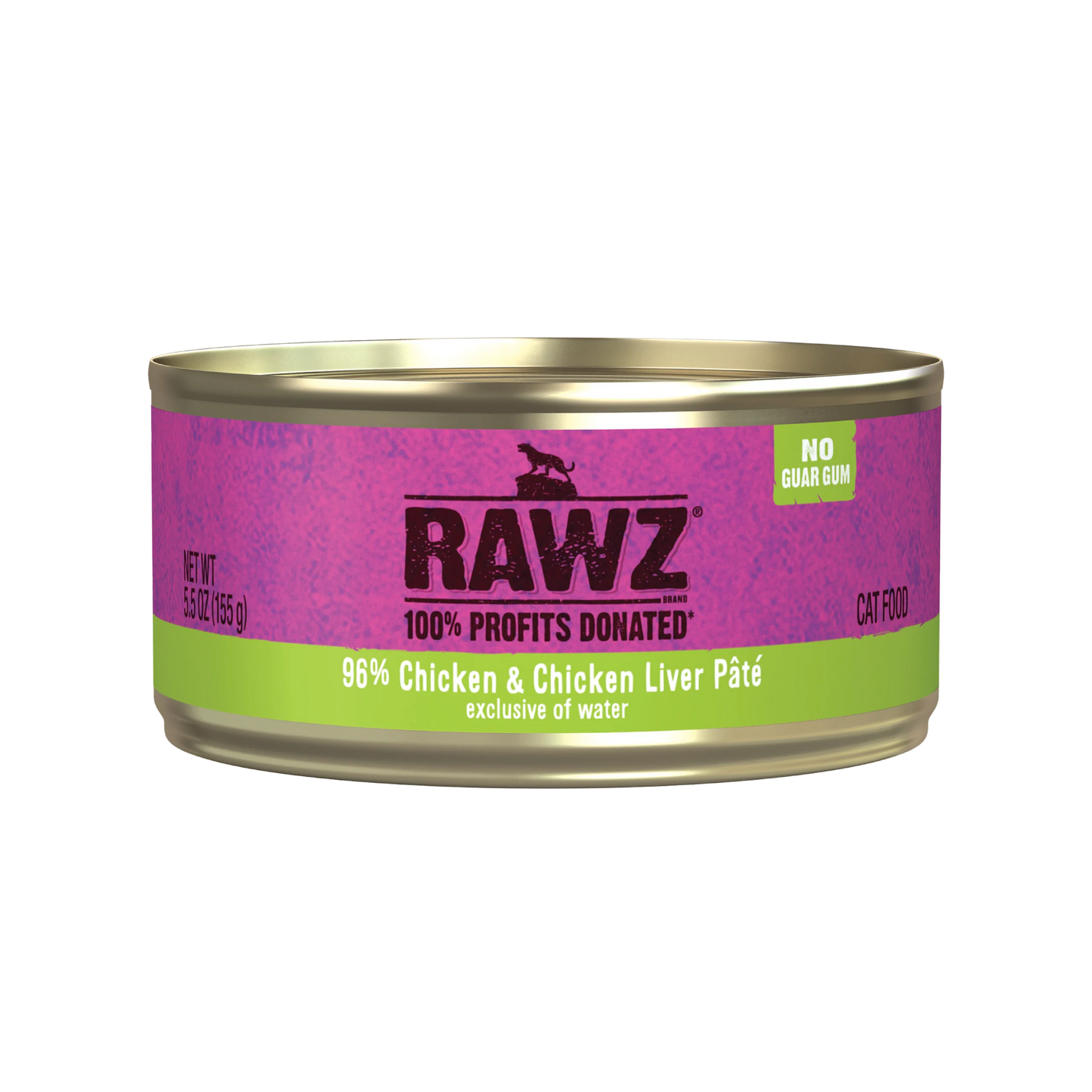 RAWZ 96% Chicken & Chicken Liver 24/155g