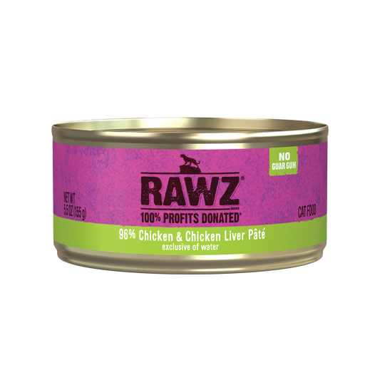 RAWZ 96% Chicken & Chicken Liver 24/155g