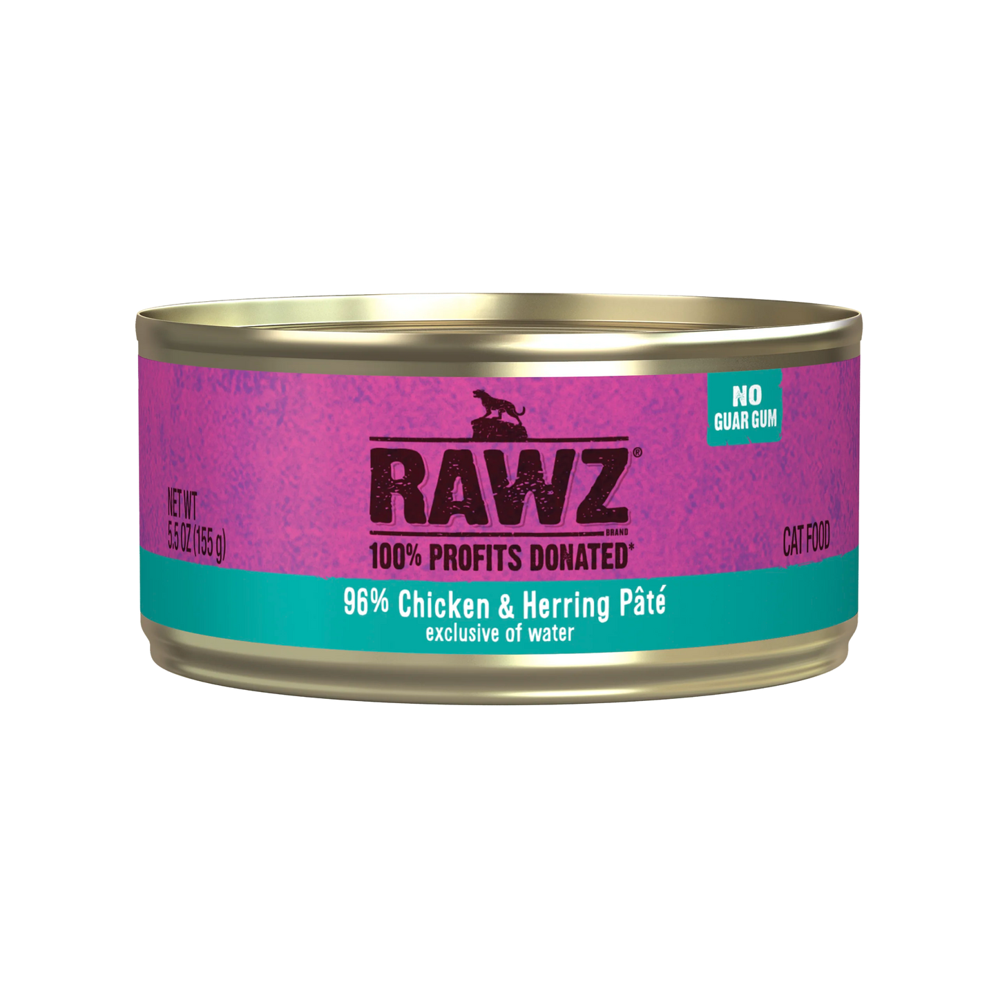 RAWZ 96% Chicken & Herring Pate 24/155g