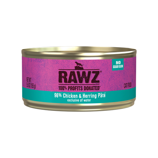 RAWZ 96% Chicken & Herring Pate 24/155g