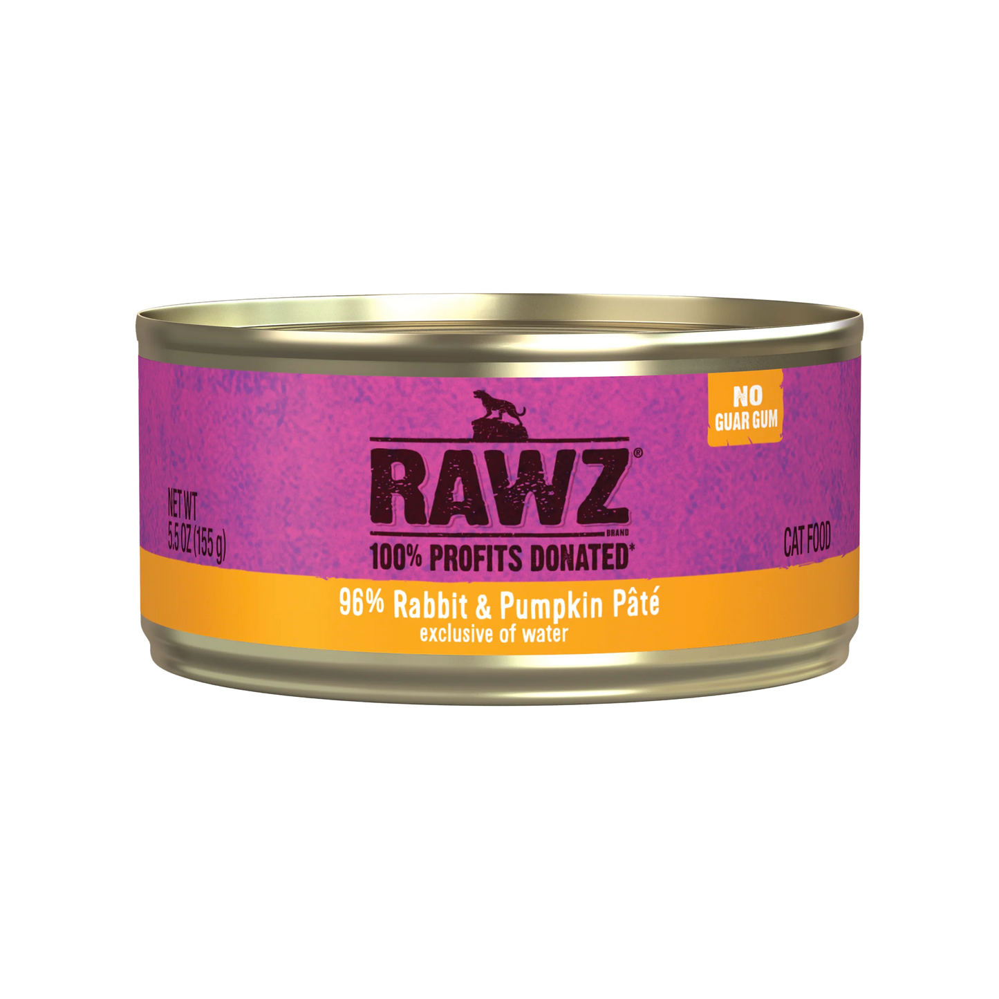 RAWZ 96% Rabbit & Pumpkin Pate 24/155g