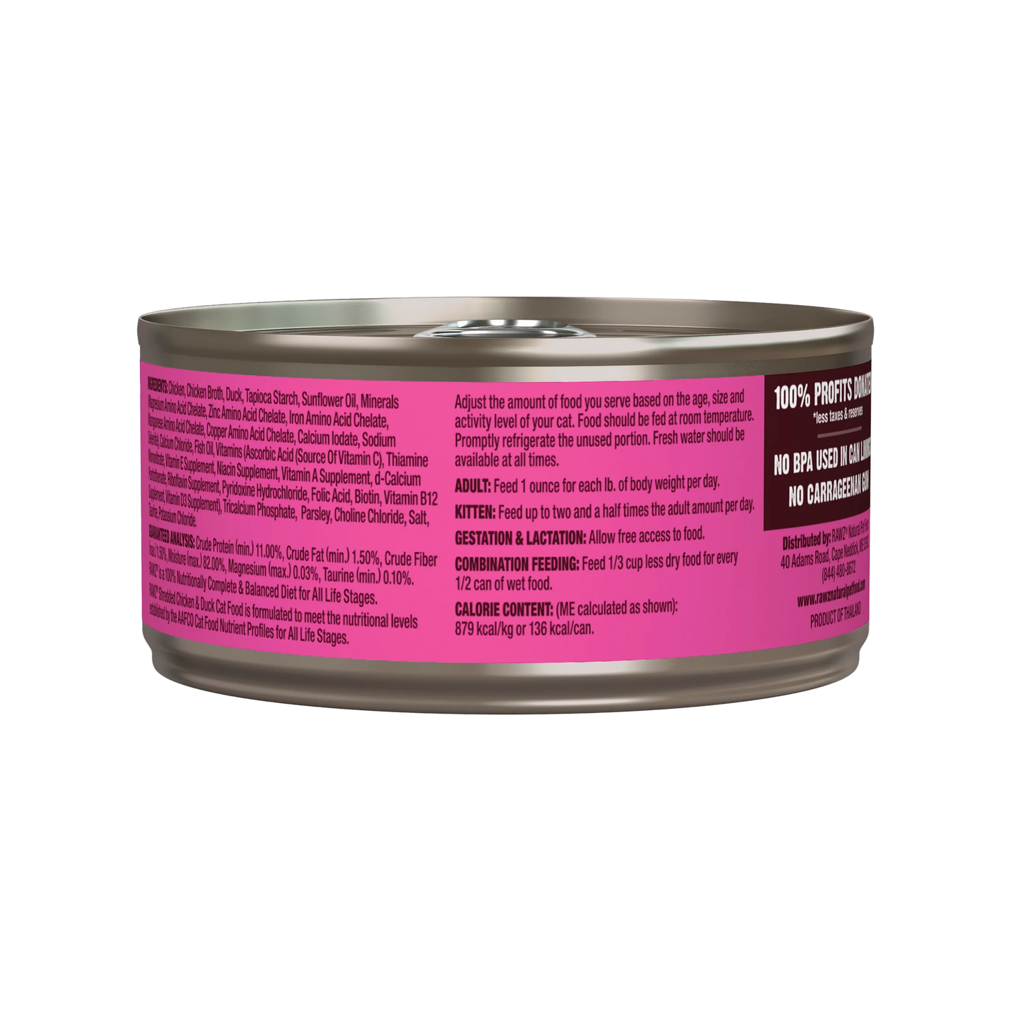 RAWZ Shredded Chicken & Duck Recipe 24/155g