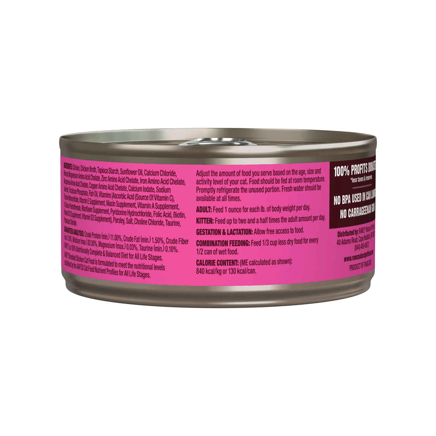 RAWZ Shredded Chicken  24/155g