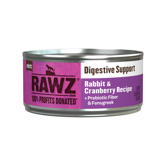 RAWZ Digestive Support Rabbit & Cranberry 24/5.5oz