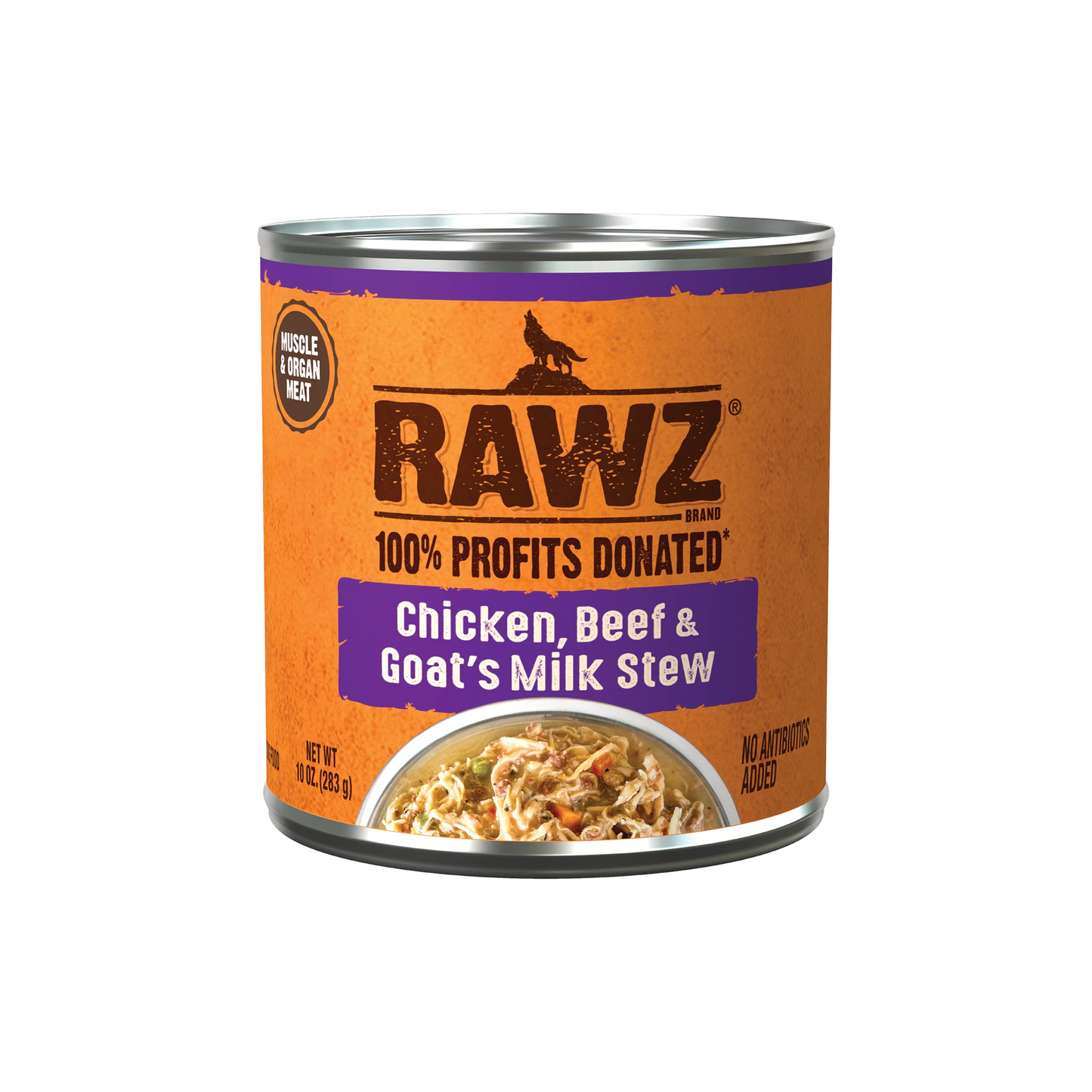 RAWZ Chicken, Beef & Goat's Milk Stew 12/10oz