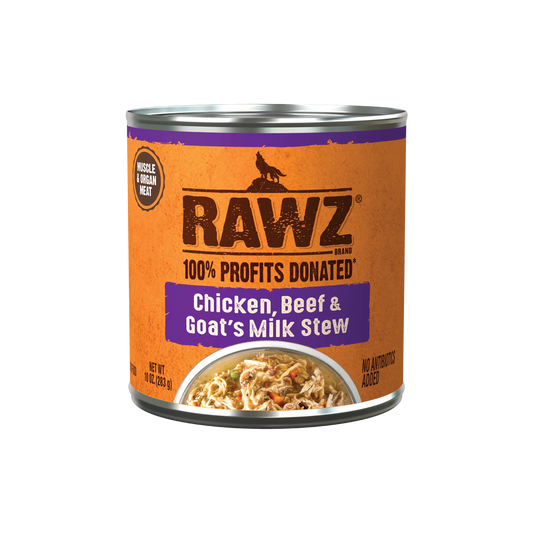 RAWZ Chicken, Beef & Goat's Milk Stew 12/10oz