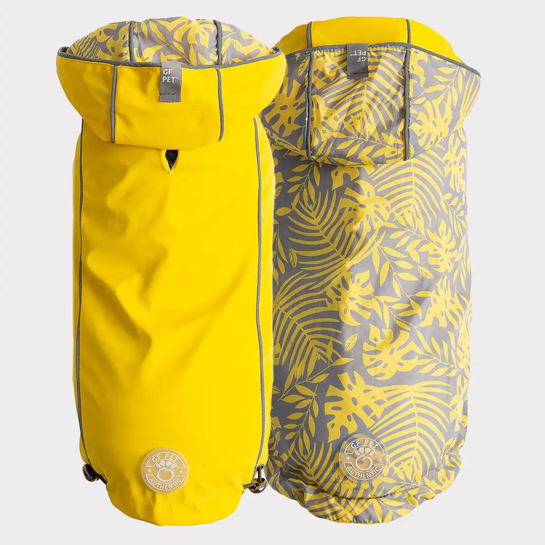 GF Pet Reversible Dog Raincoat Yellow