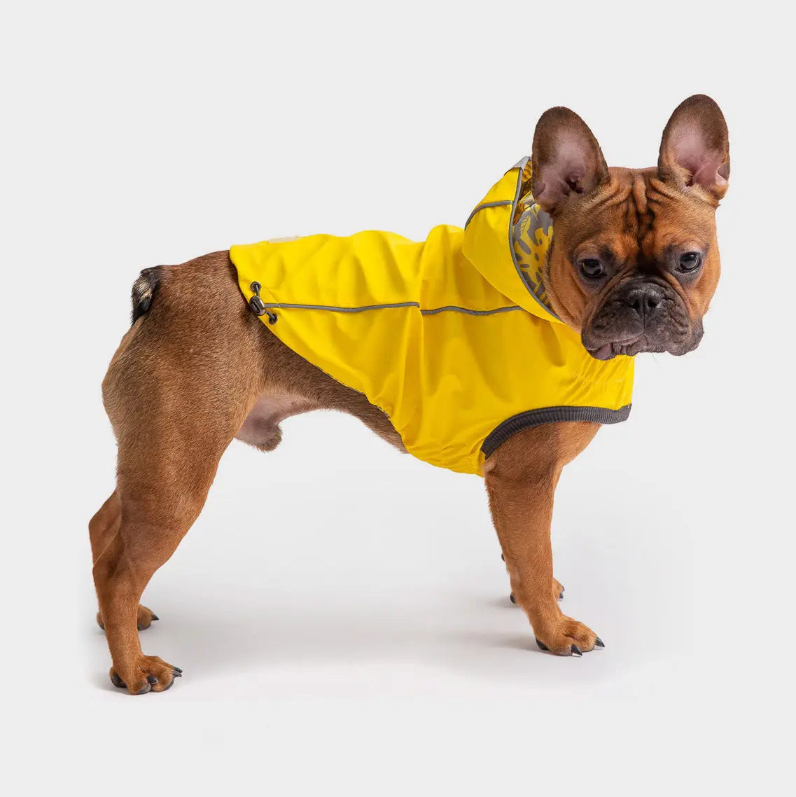 GF Pet Reversible Dog Raincoat Yellow