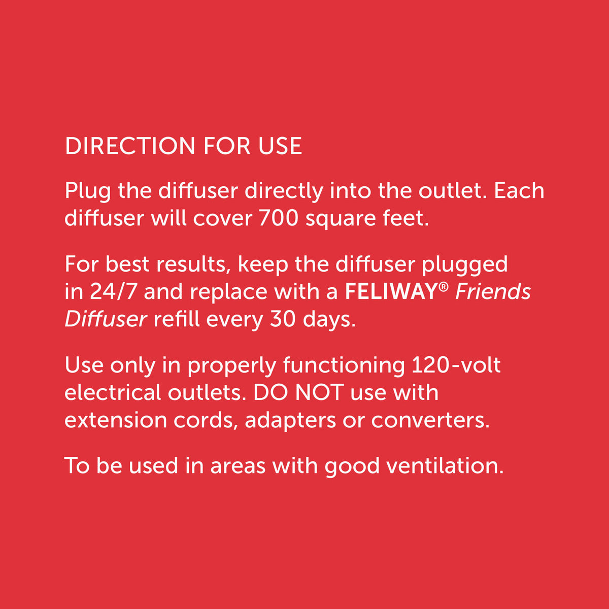 FELIWAY Friends 30-Day Diffuser Refill for Cats – 3 Pack