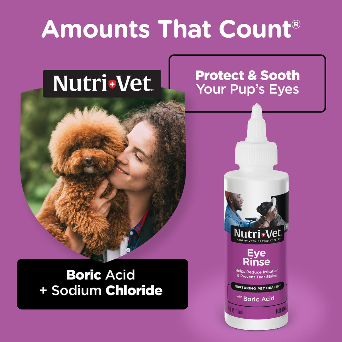 Nutri-Vet Eye Rinse For Dogs 4 oz