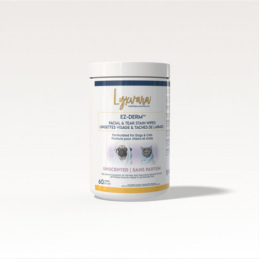 LYXVARA by SwedenCare EZ-Derm Facial & Tear Stain Wipes