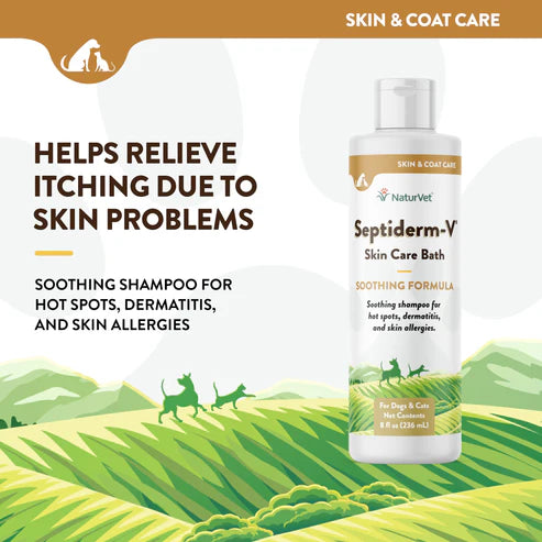 NATURVET MTO-Septiderm-V Bath 8OZ