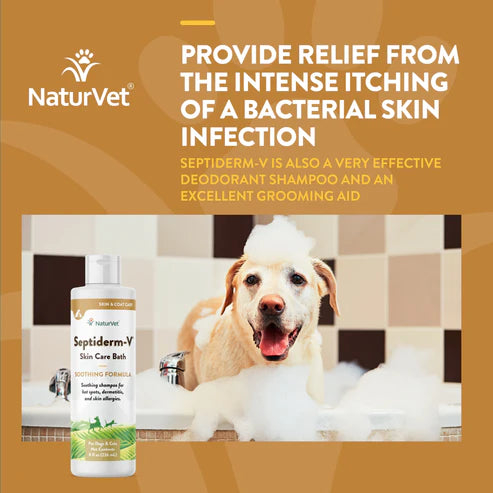 NATURVET MTO-Septiderm-V Bath 8OZ