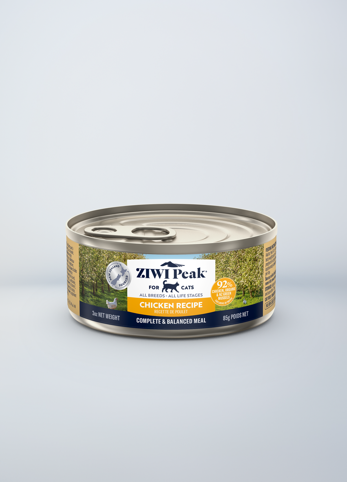 ZIWI Peak Original Chicken Recipe Grain-Free Wet Cat Food – front of pack (official ZIWI image)