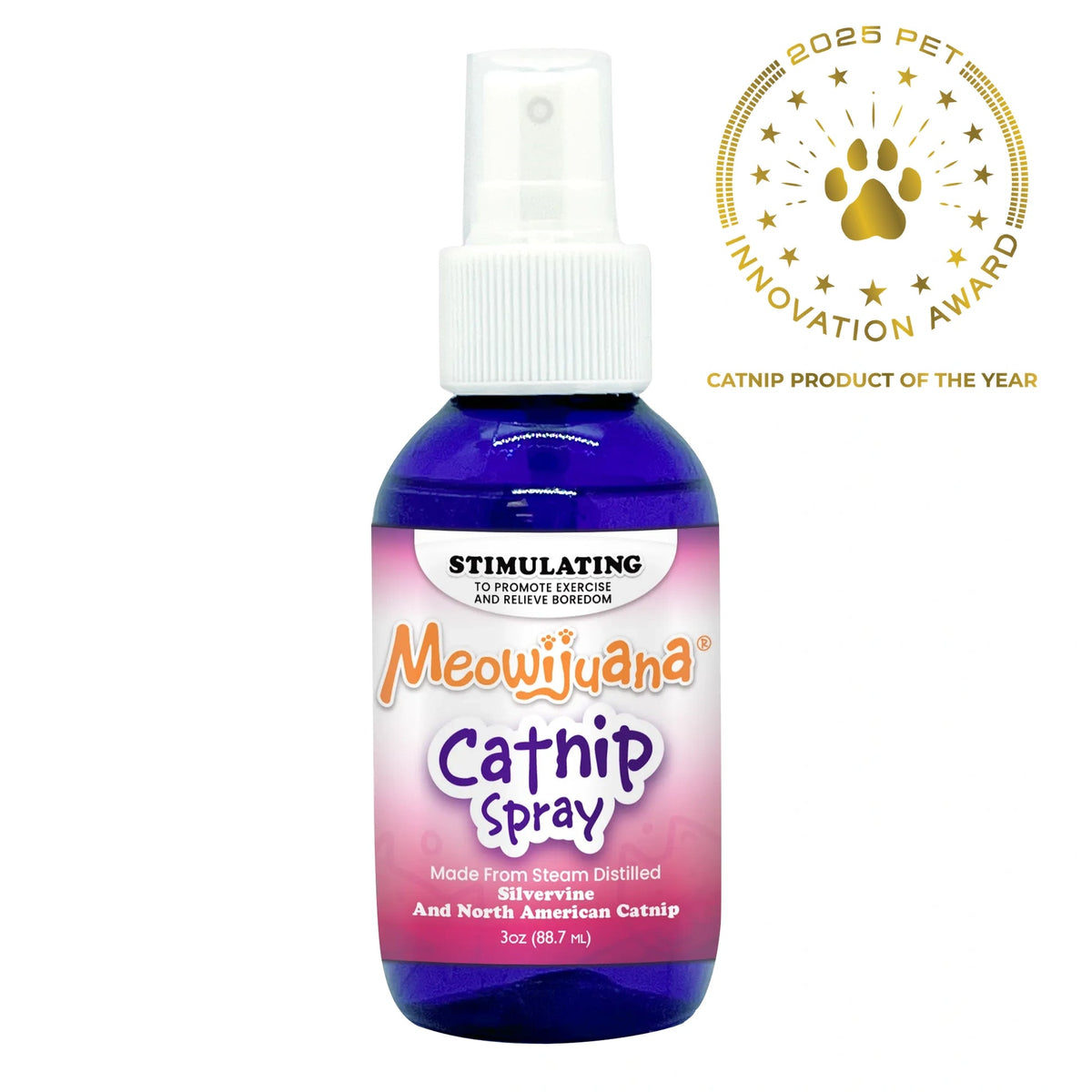 Meowijuana Catnip & Silvervine Spray 3 oz