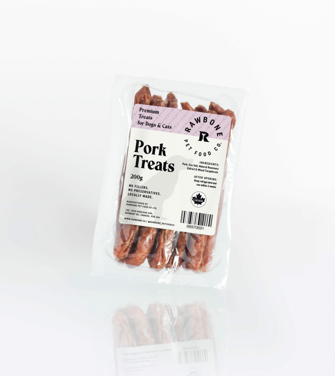 Rawbone Pork Treats 200g