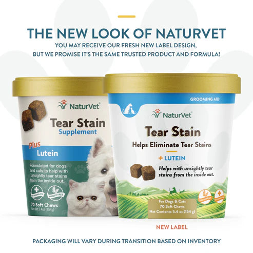 NATURVET VSD-Soft Chew Tear Stain with Lutein 70CT